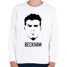 PRINTFASHION Beckham - Gyerek pulóver - Fehér gyerek pulóver, kardigán