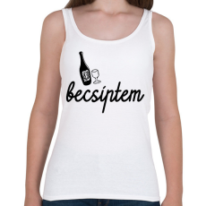 PRINTFASHION Becsíptem - Női atléta - Fehér