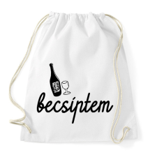 PRINTFASHION Becsíptem - Sportzsák, Tornazsák - Fehér tornazsák