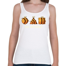 PRINTFASHION Bee different - Női atléta - Fehér