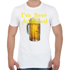 PRINTFASHION beer - Férfi póló - Fehér