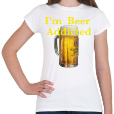 PRINTFASHION beer - Női póló - Fehér női póló
