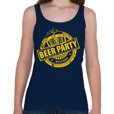 PRINTFASHION BEER PARTY - Női atléta - Sötétkék