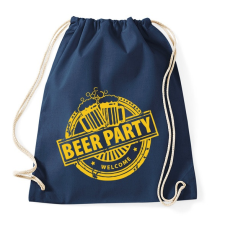 PRINTFASHION BEER PARTY - Sportzsák, Tornazsák - Sötétkék tornazsák