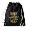 PRINTFASHION Beer Smiles - Sportzsák, Tornazsák - Fekete
