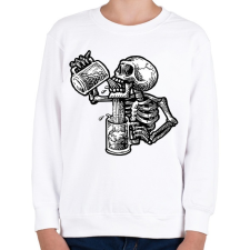 PRINTFASHION Beerdrinker - Gyerek pulóver - Fehér gyerek póló