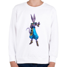 PRINTFASHION Beerus - Gyerek pulóver - Fehér gyerek pulóver, kardigán