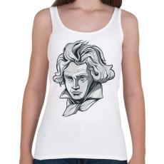 PRINTFASHION Beethoven - Női atléta - Fehér