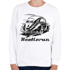 PRINTFASHION Beetle run eroded - Gyerek pulóver - Fehér gyerek pulóver, kardigán