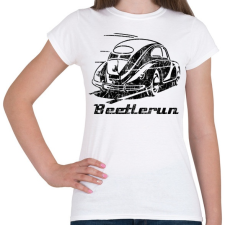 PRINTFASHION Beetle run eroded - Női póló - Fehér női póló