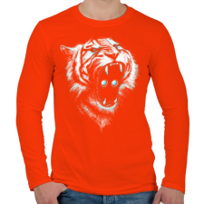 PRINTFASHION Befolyás ereje - Férfi hosszú ujjú póló - Narancs férfi póló