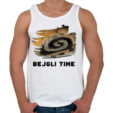 PRINTFASHION Bejgli Time - Férfi atléta - Fehér
