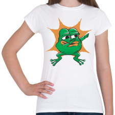 PRINTFASHION Béka dab - Női póló - Fehér női póló