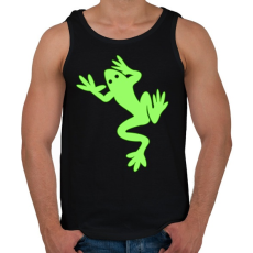 PRINTFASHION Béka - Férfi atléta - Fekete