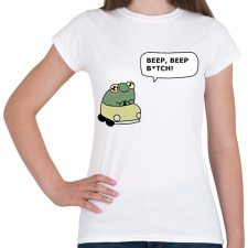 PRINTFASHION Béka - Női póló - Fehér női póló