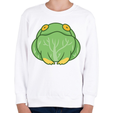 PRINTFASHION Béka saláta - Gyerek pulóver - Fehér