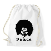 PRINTFASHION béke - Sportzsák, Tornazsák - Fehér