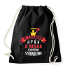 PRINTFASHION Belga csapat - Sportzsák, Tornazsák - Fekete
