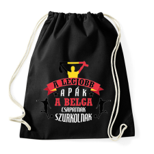PRINTFASHION Belga csapat - Sportzsák, Tornazsák - Fekete tornazsák