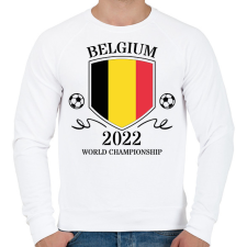 PRINTFASHION Belgium 2022 - Férfi pulóver - Fehér férfi pulóver, kardigán