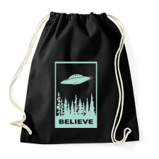 PRINTFASHION Believe  - Sportzsák, Tornazsák - Fekete tornazsák