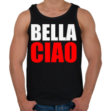 PRINTFASHION Bella ciao - Férfi atléta - Fekete atléta, trikó