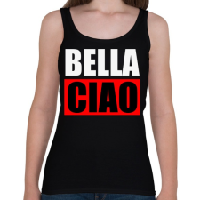 PRINTFASHION Bella ciao - Női atléta - Fekete női trikó