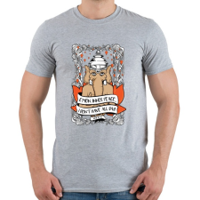 PRINTFASHION Belső béke - Férfi póló - Sport szürke férfi póló