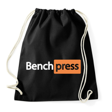 PRINTFASHION BenchPress - Sportzsák, Tornazsák - Fekete tornazsák