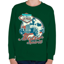 PRINTFASHION Benzin - Gyerek pulóver - Sötétzöld gyerek pulóver, kardigán