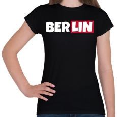PRINTFASHION BERLIN - Női póló - Fekete