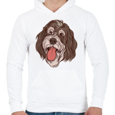 PRINTFASHION Bernipásztor - Férfi kapucnis pulóver - Fehér női pulóver, kardigán