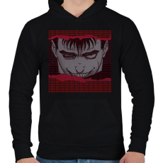 PRINTFASHION BERSERK GUTS - Férfi kapucnis pulóver - Fekete