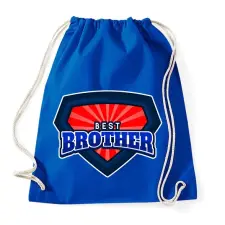 PRINTFASHION BEST BROTHER - Sportzsák, Tornazsák - Bright royal tornazsák