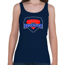 PRINTFASHION BEST BULIKILLER - Női atléta - Sötétkék női trikó