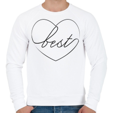 PRINTFASHION best - Férfi pulóver - Fehér férfi pulóver, kardigán