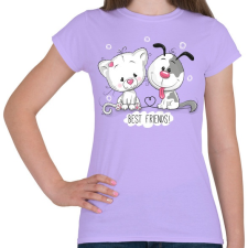 PRINTFASHION best frends - Női póló - Viola női póló