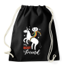 PRINTFASHION Best friend - Sportzsák, Tornazsák - Fekete