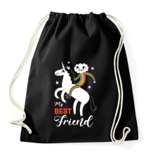 PRINTFASHION Best friend - Sportzsák, Tornazsák - Fekete tornazsák