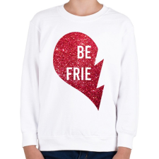 PRINTFASHION Best friends - left - Gyerek pulóver - Fehér gyerek pulóver, kardigán