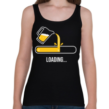 PRINTFASHION Betöltés... - Női atléta - Fekete női trikó