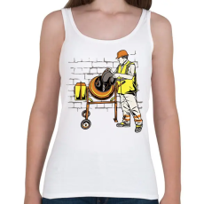 PRINTFASHION Betonkeverős - Női atléta - Fehér