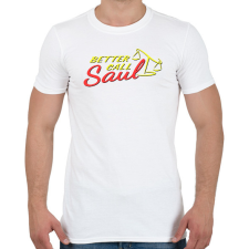 PRINTFASHION Better call Saul - Férfi póló - Fehér férfi póló