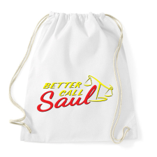 PRINTFASHION Better Call Saul Logo - Sportzsák, Tornazsák - Fehér tornazsák