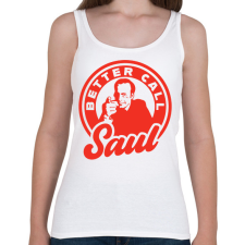 PRINTFASHION Better Call Saul  - Női atléta - Fehér női trikó