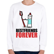 PRINTFASHION BFF - Gyerek pulóver - Fehér