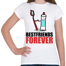 PRINTFASHION BFF - Női póló - Fehér női póló