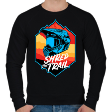 PRINTFASHION bicajos sisak - Férfi pulóver - Fekete férfi pulóver, kardigán