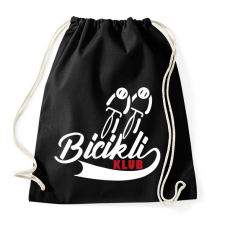 PRINTFASHION Bicikli Klub - Sportzsák, Tornazsák - Fekete tornazsák