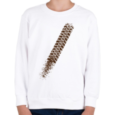 PRINTFASHION Biciklinyom - Gyerek pulóver - Fehér